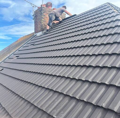 Beetley Roofing Services 11 This is a photo of a new roof being installed in Beetley. Installation carried out by Beetley Roofing Services