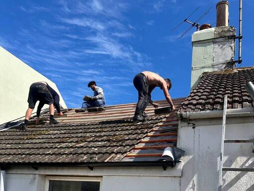 Beetley Roofing Services 15 This is a photo of a roof being repaired in Beetley. Installation carried out by Beetley Roofing Services