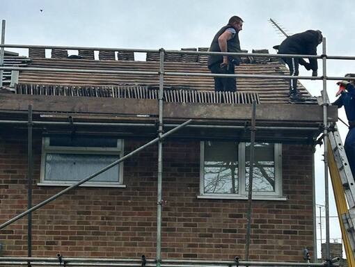 Beetley Roofing Services 19 This is a photo of a roof being repaired in Beetley. Installation carried out by Beetley Roofing Services